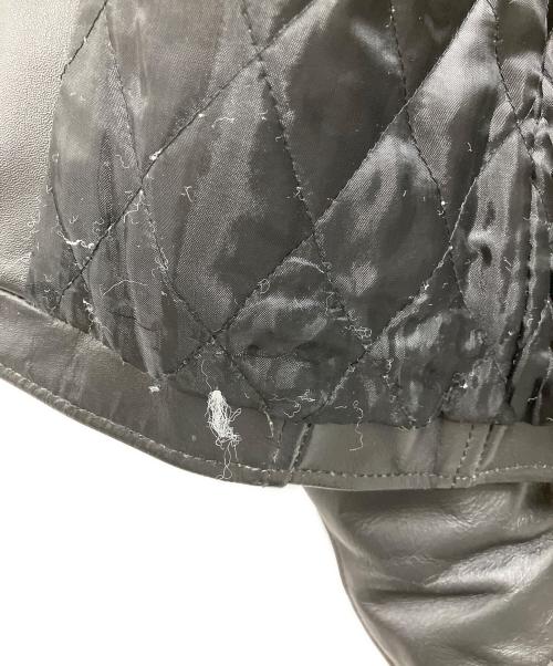 Liugoo Leathers（リューグーレザーズ）LIUGOO LEATHERS (リューグーレザーズ) シングルライダースジャケット ブラック サイズ:LLの古着・服飾アイテム