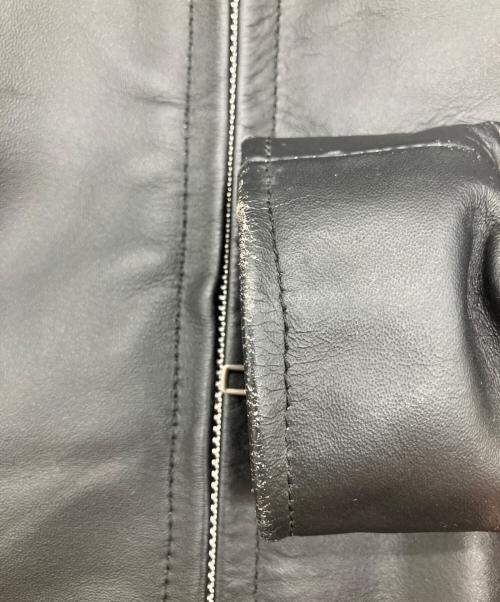 Liugoo Leathers（リューグーレザーズ）LIUGOO LEATHERS (リューグーレザーズ) シングルライダースジャケット ブラック サイズ:LLの古着・服飾アイテム