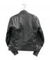 LIUGOO LEATHERS (リューグーレザーズ) シングルライダースジャケット ブラック サイズ:LL：8000円