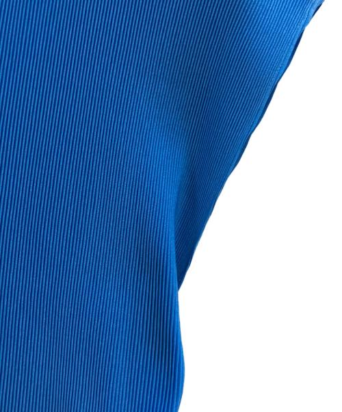 PLEATS PLEASE（プリーツプリーズ）PLEATS PLEASE (プリーツプリーズ) ノースリーブカットソー ブルー サイズ:3の古着・服飾アイテム
