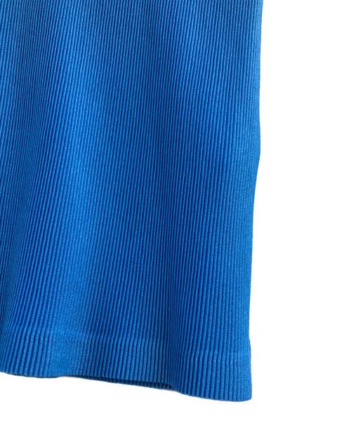 PLEATS PLEASE（プリーツプリーズ）PLEATS PLEASE (プリーツプリーズ) ノースリーブカットソー ブルー サイズ:3の古着・服飾アイテム