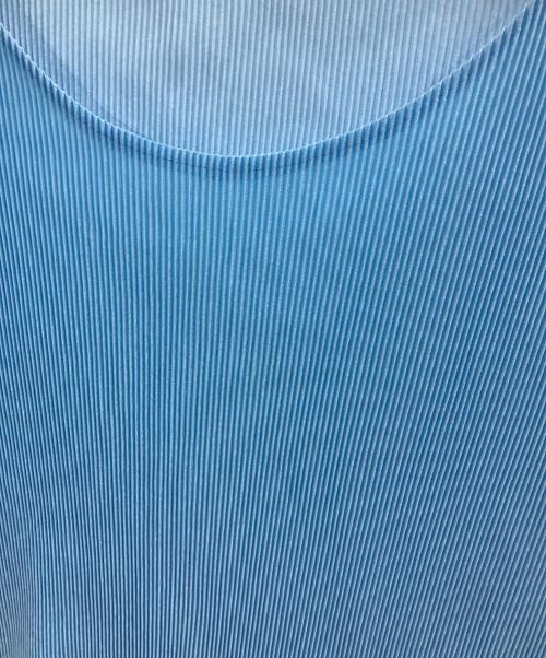 PLEATS PLEASE（プリーツプリーズ）PLEATS PLEASE (プリーツプリーズ) 半袖カットソー スカイブルー サイズ:3の古着・服飾アイテム