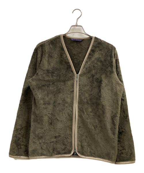 Needles sportswear（ニードルズスポーツウェア）Needles Sportswear (ニードルズスポーツウェア) フリースカーディガン ブラウン サイズ:Sの古着・服飾アイテム