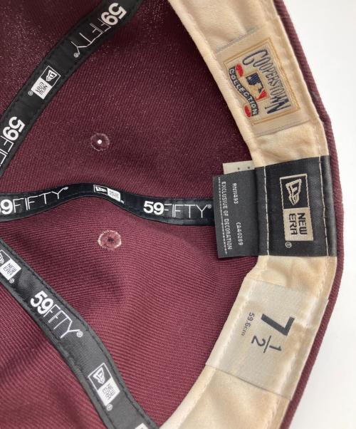 New Era（ニューエラ）New Era (ニューエラ) New Era　キャップ ボルドーの古着・服飾アイテム