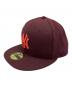 New Era（ニューエラ）の古着「New Era　キャップ」｜ボルドー