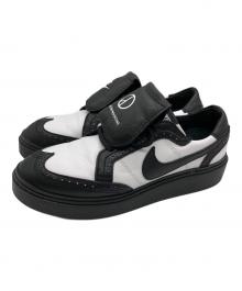 NIKE×PEACEMINUSONE（ナイキ×ピースマイナスワン）の古着「NIKE　PEACEMINUSONE　ローカットスニーカー」｜ホワイト×ブラック
