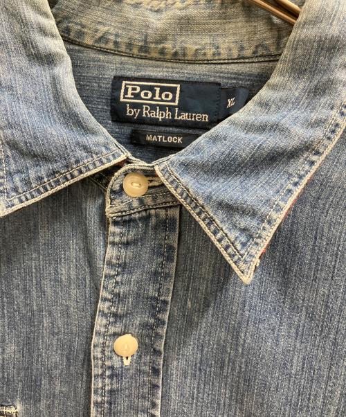 POLO RALPH LAUREN（ポロ・ラルフローレン）POLO RALPH LAUREN (ポロ・ラルフローレン) MATLOCK インディゴ サイズ:XLの古着・服飾アイテム