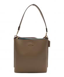 COACH（コーチ）の古着「COACH　2WAYショルダーバッグ」｜ベージュ