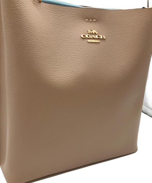COACH（コーチ）COACH (コーチ) COACH　2WAYショルダーバッグ ベージュの古着・服飾アイテム