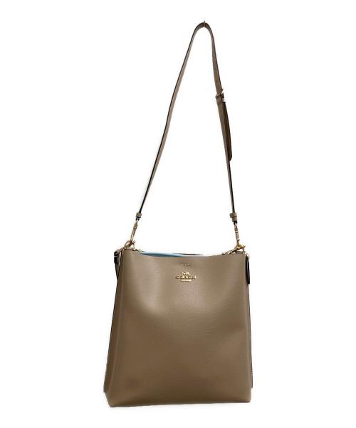 COACH（コーチ）COACH (コーチ) COACH　2WAYショルダーバッグ ベージュの古着・服飾アイテム