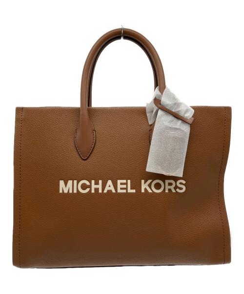 MICHAEL KORS（マイケルコース）MICHAEL KORS (マイケルコース) 2WAYバッグ ブラウン 未使用品の古着・服飾アイテム
