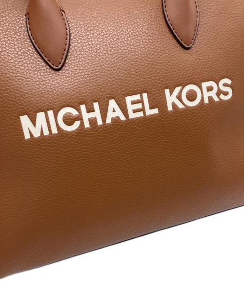 MICHAEL KORS（マイケルコース）MICHAEL KORS (マイケルコース) 2WAYバッグ ブラウン 未使用品の古着・服飾アイテム