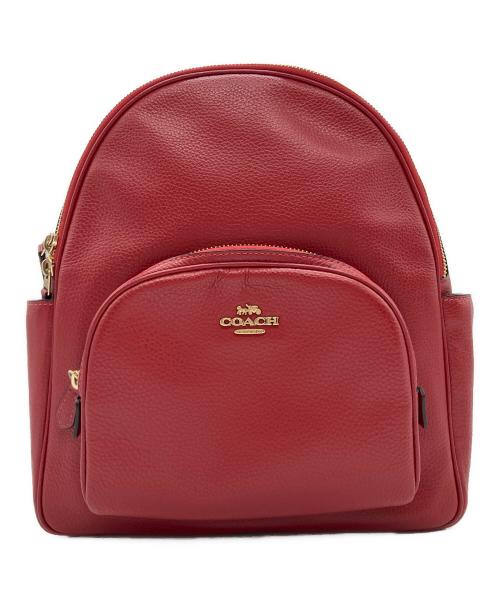 COACH（コーチ）COACH (コーチ) リュック レッドの古着・服飾アイテム