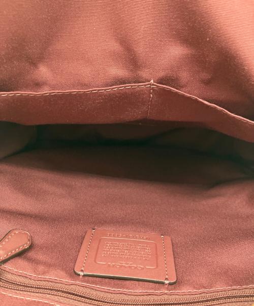 COACH（コーチ）COACH (コーチ) リュック レッドの古着・服飾アイテム