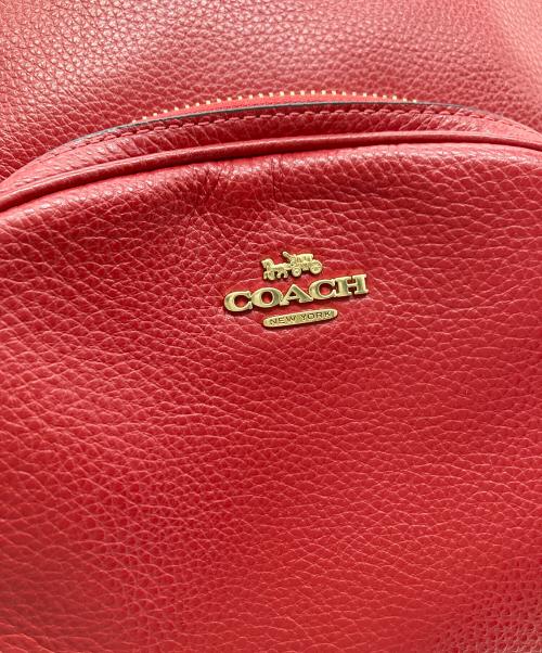 COACH（コーチ）COACH (コーチ) リュック レッドの古着・服飾アイテム