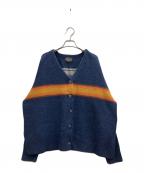 PENDLETONペンドルトン）の古着「ワイドＶネックカーディガン」｜ネイビー