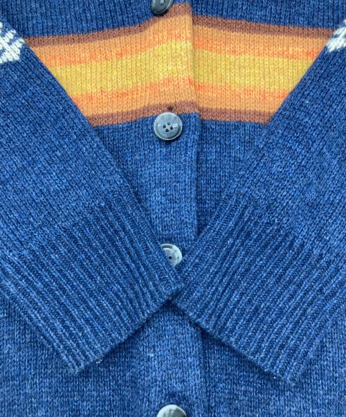 PENDLETON（ペンドルトン）PENDLETON (ペンドルトン) ワイドＶネックカーディガン ネイビー サイズ:FREEの古着・服飾アイテム