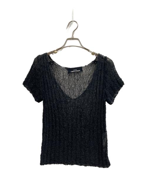 tricot COMME des GARCONS（トリココムデギャルソン）tricot COMME des GARCONS (トリココムデギャルソン) 薄手ニット ブラック サイズ:不明の古着・服飾アイテム