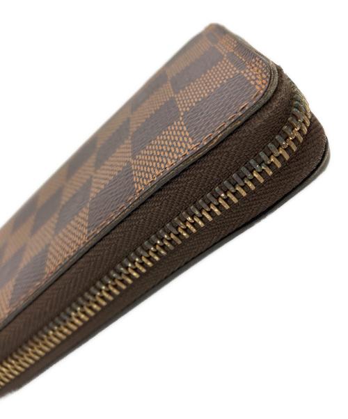 LOUIS VUITTON（ルイ ヴィトン）LOUIS VUITTON (ルイ ヴィトン) LOUIS VUITTON　ラウンドファスナー財布 ブラウンの古着・服飾アイテム