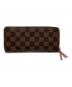 LOUIS VUITTON（ルイ ヴィトン）の古着「LOUIS VUITTON　ラウンドファスナー財布」｜ブラウン