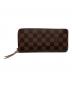LOUIS VUITTON (ルイ ヴィトン) LOUIS VUITTON　ラウンドファスナー財布 ブラウン：40000円