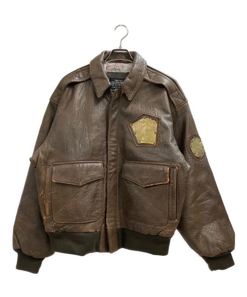 US ARMY（ユーエスアーミー）US ARMY (ユーエスアーミー) A-2ジャケット ブラウン サイズ:Lの古着・服飾アイテム