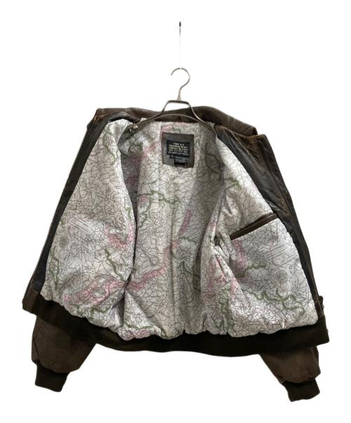 US ARMY（ユーエスアーミー）US ARMY (ユーエスアーミー) A-2ジャケット ブラウン サイズ:Lの古着・服飾アイテム