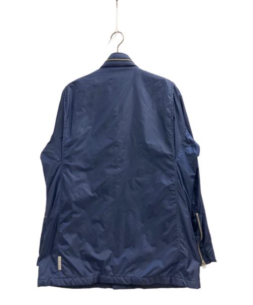 ARMANI JEANS（アルマーニジーンズ）ARMANI JEANS (アルマーニジーンズ) ジップアップジャケット ネイビー サイズ:50の古着・服飾アイテム