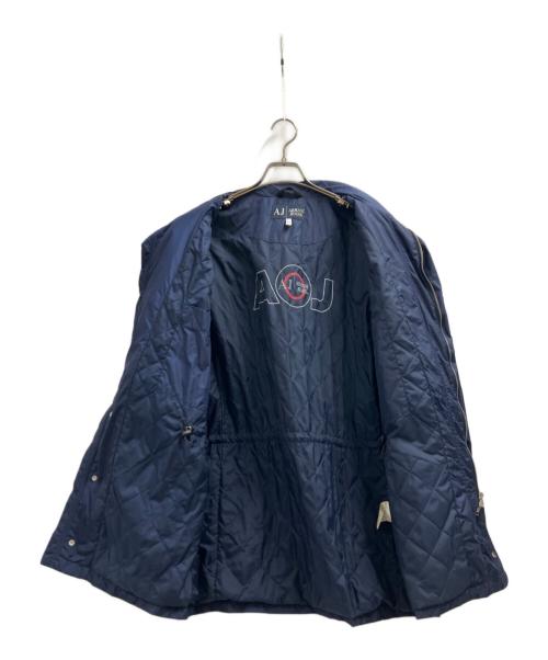 ARMANI JEANS（アルマーニジーンズ）ARMANI JEANS (アルマーニジーンズ) ジップアップジャケット ネイビー サイズ:50の古着・服飾アイテム