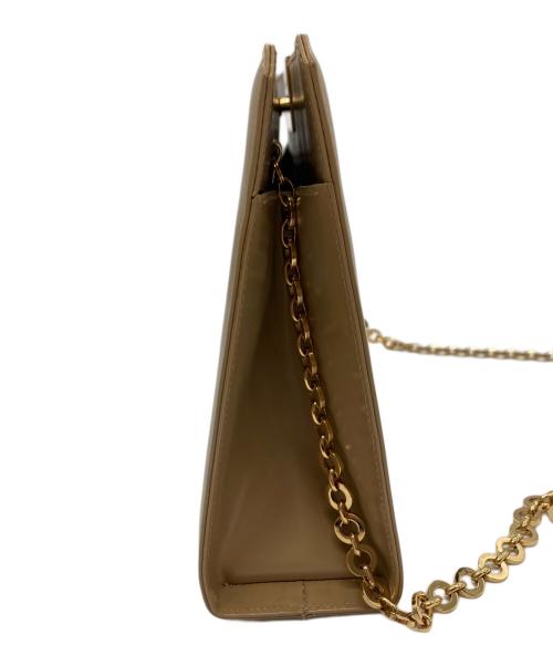 Salvatore Ferragamo（サルヴァトーレ フェラガモ）Salvatore Ferragamo (サルヴァトーレ フェラガモ) Salvatore Ferragamo　チェーンショルダーバッグ ベージュの古着・服飾アイテム