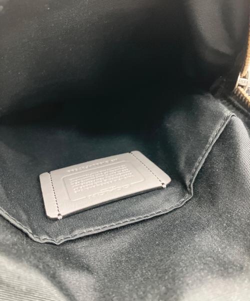 COACH（コーチ）COACH (コーチ) COACH　ボディバッグ グレー×ブラックの古着・服飾アイテム