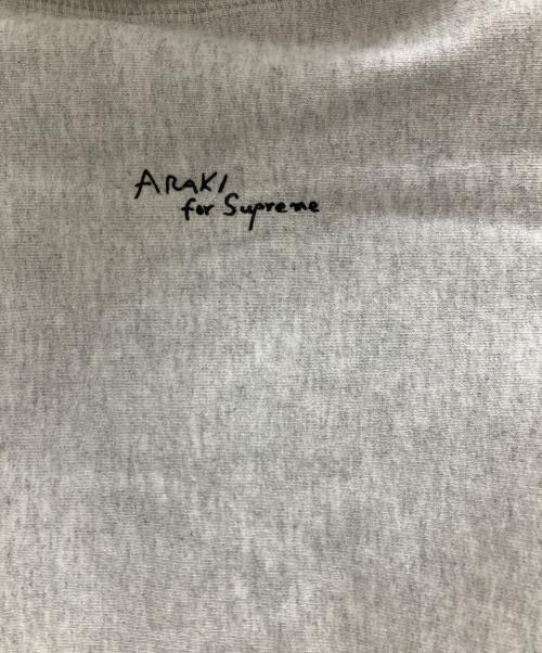 SUPREME（シュプリーム）Supreme (シュプリーム) Araki Rose Hooded Sweatshirt ライトグレー サイズ:Sの古着・服飾アイテム