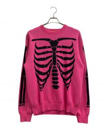 SUPREME（シュプリーム）の古着「Bones Sweater」｜ショッキングピンク