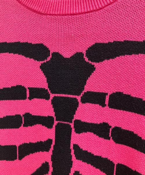 SUPREME（シュプリーム）Supreme (シュプリーム) Bones Sweater ショッキングピンク サイズ:Mの古着・服飾アイテム