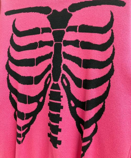 SUPREME（シュプリーム）Supreme (シュプリーム) Bones Sweater ショッキングピンク サイズ:Mの古着・服飾アイテム