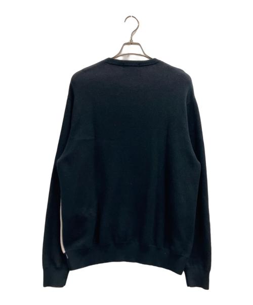 SUPREME（シュプリーム）SUPREME (シュプリーム) SCARFACE (スカーフェイス) 厚手ニット ブラック×ホワイト サイズ:Lの古着・服飾アイテム