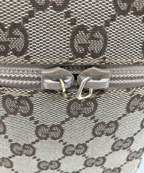 GUCCI（グッチ）GUCCI (グッチ) GUCCI　バニティバッグ ベージュの古着・服飾アイテム