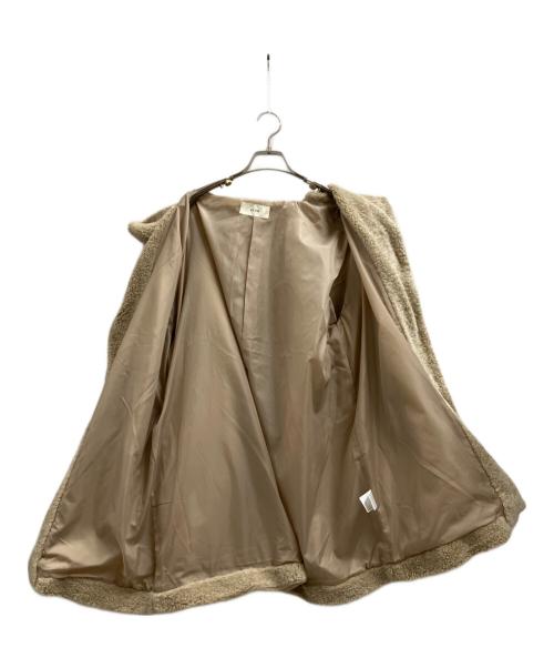 OLUN（オルン）OLUN (オルン) ボアコート ベージュ サイズ:Mの古着・服飾アイテム