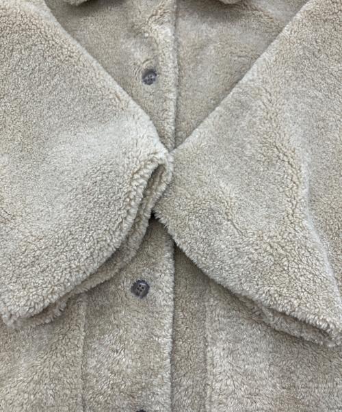 OLUN（オルン）OLUN (オルン) ボアコート ベージュ サイズ:Mの古着・服飾アイテム