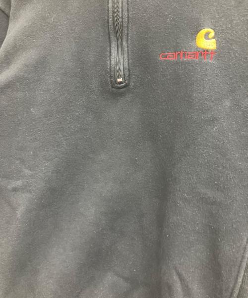 CarHartt（カーハート）CarHartt (カーハート) ハーフジップスウェット ブラック サイズ:Lの古着・服飾アイテム