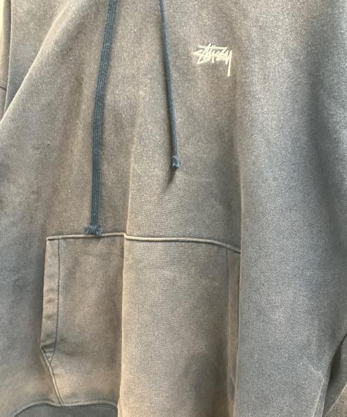stussy（ステューシー）stussy (ステューシー) プルオーバーパーカー ネイビー サイズ:Lの古着・服飾アイテム