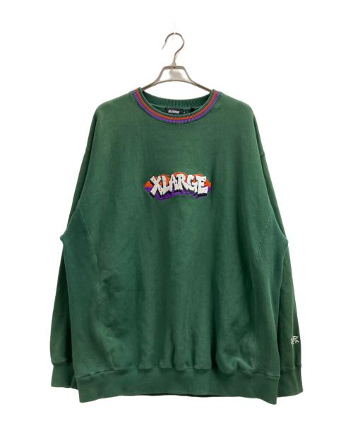 X-LARGE（エクストララージ）X-LARGE (エクストララージ) スウェット グリーン サイズ:XLの古着・服飾アイテム