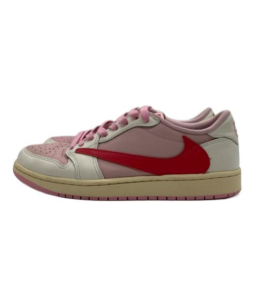 NIKE（ナイキ）NIKE (ナイキ) AIR JORDAN 1 RETRO LOW OG SP TRAVIS SCOTT ピンク サイズ:27の古着・服飾アイテム