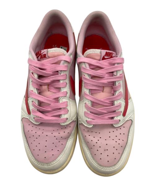 NIKE（ナイキ）NIKE (ナイキ) AIR JORDAN 1 RETRO LOW OG SP TRAVIS SCOTT ピンク サイズ:27の古着・服飾アイテム