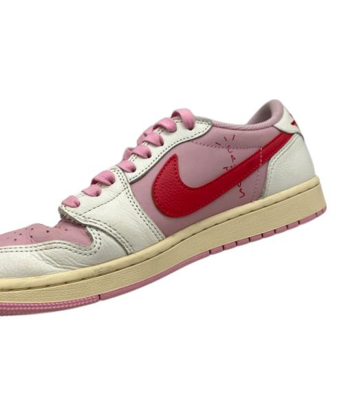 NIKE（ナイキ）NIKE (ナイキ) AIR JORDAN 1 RETRO LOW OG SP TRAVIS SCOTT ピンク サイズ:27の古着・服飾アイテム