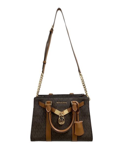 MICHAEL KORS（マイケルコース）MICHAEL KORS (マイケルコース) MICHAEL KORS　2WAYバッグ ブラウンの古着・服飾アイテム