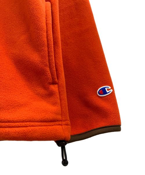 Champion（チャンピオン）Champion (チャンピオン) UNDEFEATED (アンディフィーテッド) POLARTEC SNAP JACKET オレンジ サイズ:Mの古着・服飾アイテム