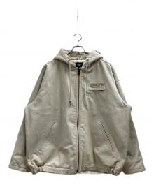 HUF（ハフ）の古着「LANDSCAPING HOODED JACKET」｜ホワイト