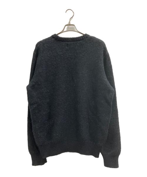 stussy（ステューシー）stussy (ステューシー) DICE MOHAIR SWEATER ブラック サイズ:Lの古着・服飾アイテム