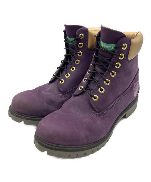 Timberland（ティンバーランド）Timberland (ティンバーランド) 6インチブーツ パープル サイズ:27.5の古着・服飾アイテム
